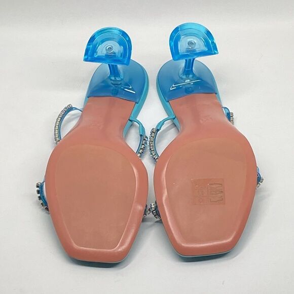 Amina Muaddi Gilda embellished PVC mules size 38 - Picture 15 of 16